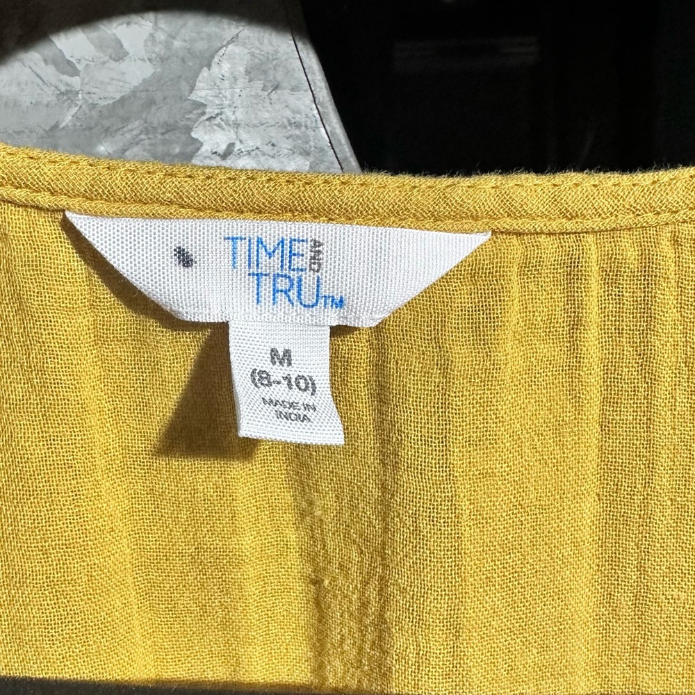 Time and Tru Kids Mustard Bottoms